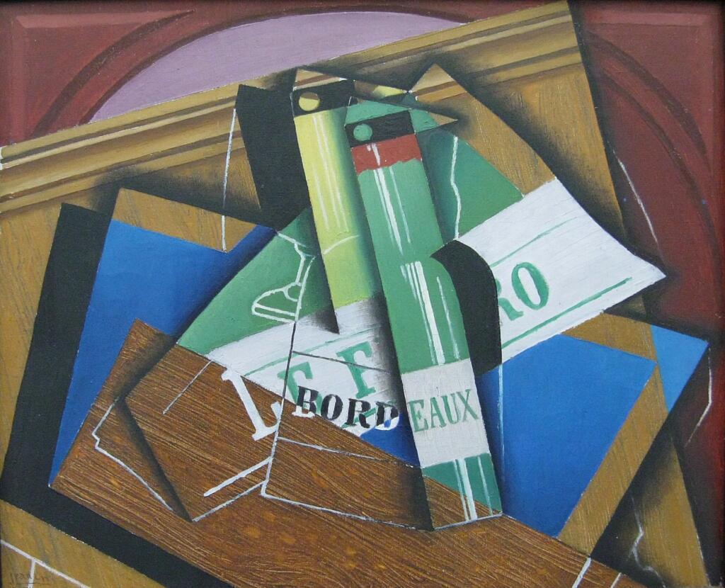 Juan Gris - La bottiglia di Bordeaux
